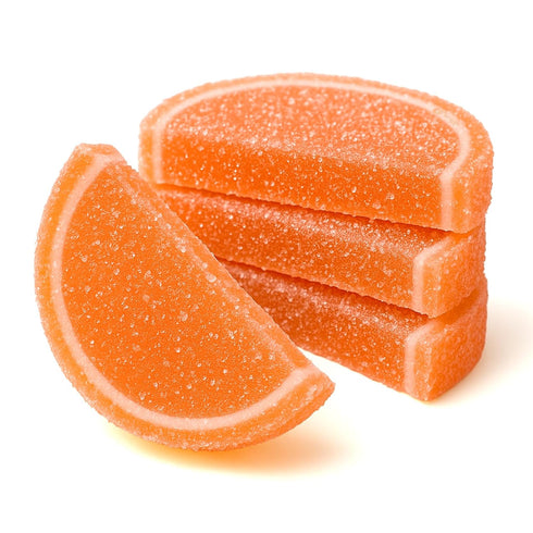 3 Gummies Gummies NY Spice Shop Orange Fruit Slices Candy - Pound Citrus Flavor Chewy Jelly Fruit Slices Candy - Old