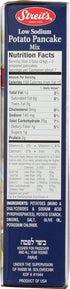 6 OZ (pack 1) Streit's S LOW SODIUM POTATO PANCAKE MIX
