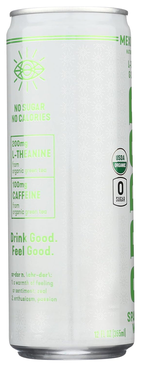 12 Ardor Organic Mexican Lime Sparkling Energy Water, FZ