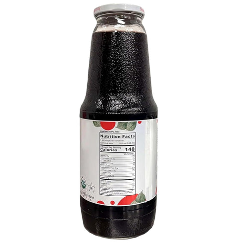 33.8 Oz (2 Pack) Anna and Sarah Organic Tart Cherry Juice - USDA Organic Certified - Glass Bottle No Sugar, No