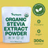 Purisure Stevia Concentrated Powder, 125 g, Premium Zero Calorie Sweetener for Baking