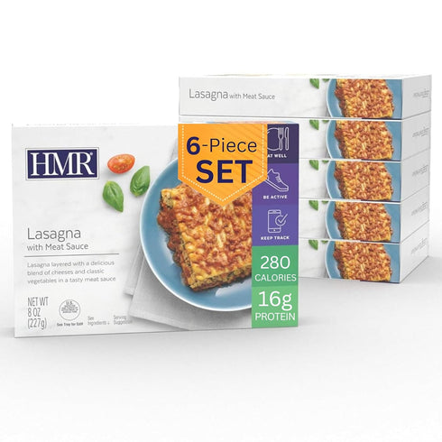 HMR Lasagna with Meat Sauce Entre | Pre-packaged Lunch or Dinner to