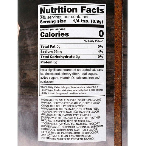 Heavy Smoke Black Label Seasoning 11 oz - Championship BBQ Rub for Steak, Brisket, and Burgers
