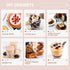 2.2 lbs (1 Soeos Coffee Flavored Coconut Jelly Strips, Kg), Coffee Coconut Jelly for Boba Tea, Sweet and Chewy Tropical