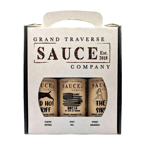 Grand Traverse 3 Pack Sauce Company Hot Sauce