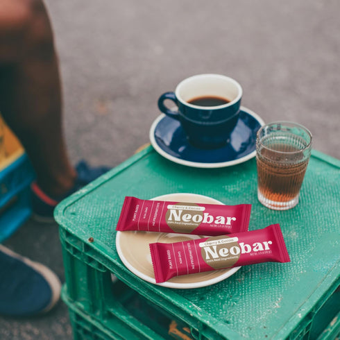12 Count NEOBAR Cherry Cacao Fruit and Nut Bars - Plant-Based Vegan Snack Bars, Gluten Free Dairy Free Snacks, No Added
