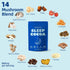 40 14 Mushroom Hot Cocoa for Sleep, Servings, Mushroom Hot Chocolate Powder, Mushroom Blend with Magnesium Glycinate