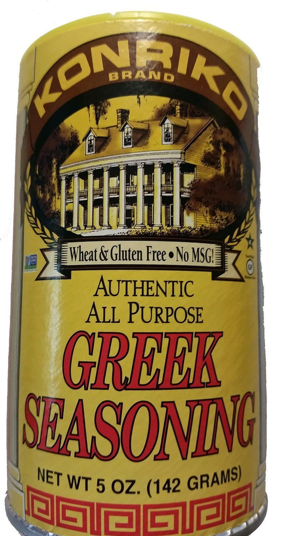 Konriko - Greek Authentic Seasoning 5 oz (Pack of 6) - Wheat