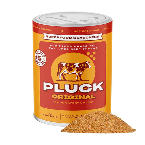 Pluck Original Organ Meat Blend Seasoning | From Grass-Fed & Grass-Finished Pastured