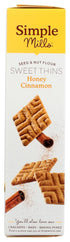 4.25oz, Pack 1 Simple Mills Honey Cinnamon Seed & Nut Flour Sweet Thins, Paleo Friendly & Delicious Sweet Thin Cookies