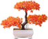 Stunning Red Flower Bonsai in Elegant Pot - Perfect Gift Idea