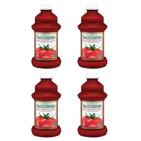 Sacramento Tomato Juice, Kosher and Gluten Free, No High Fructose Corn Syrup,