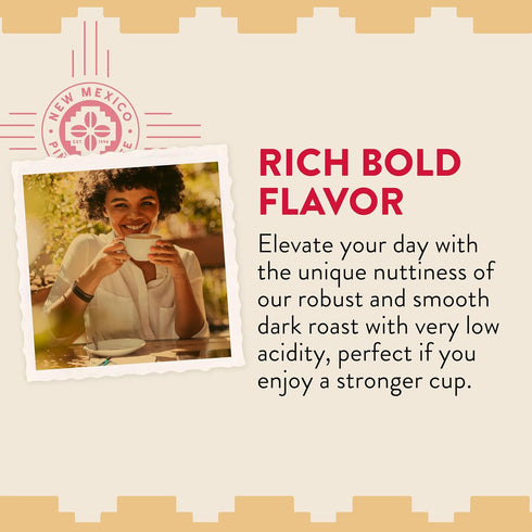 2 New Mexico Pion Coffee Naturally Flavored Coffee (Dark Pion Whole Bean, pound)