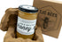 44 OZ TJO Bees Raw and Unfiltered Honey, Glass Jar