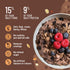 5 14.11 Oz (400g) Mille High Protein Chocolate Oatmeal with Fruits & Nuts | Made with Whole Grains - Oats, Ragi, Jowar
