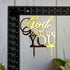 God Gave Me You Wedding Cake Topper - Wedding/Engagement/Marriage Party Decorations (Mirror Gold Acrylic)