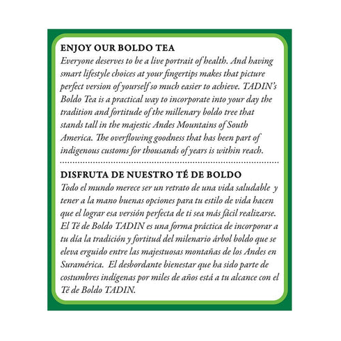 Tadin Boldo Herbal Tea, 24 Teabags