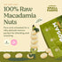 4oz 23g 1g GoodSAM Small Farms Organic Raw Macadamia Nuts Snack Size | Creamy & Buttery | One Ingredient, Zero