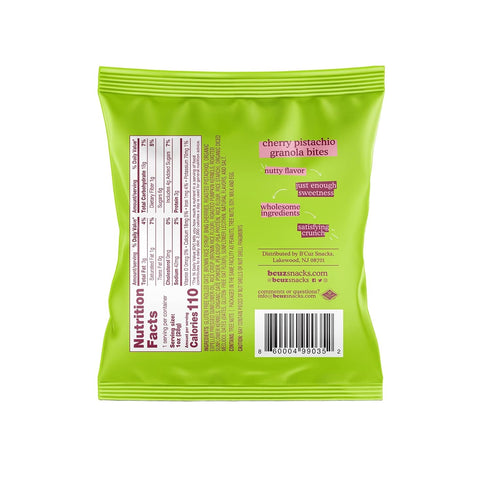 16-Bag Packs 1 oz (16-Bags)) B'cuz Granola Bites Gluten Free Healthy Snacks for Adults, Healthy Granola Gluten Free