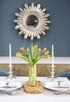 KaBloom PRIME NEXT DAY DELIVERY - Mothers Day Collection - Bouquet of Fresh Orange Tulips with Vase.Gift for Birthday