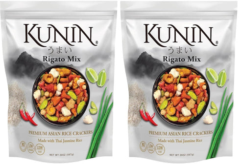 Generic Kunin Rigato mix, Premium Asian Cracker Made with Thai Jasmine Rice, 20