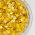 Gold Edible Star Shaped Glitter for Cakes, Fancy Edible Stars Cake Decorations in Metallic Gold for Baking, Toppings