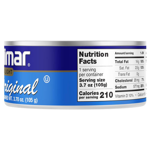 Pack 12 Sardimar Chunk Light Tuna ( Original - of ) - Ready to eat meals in can