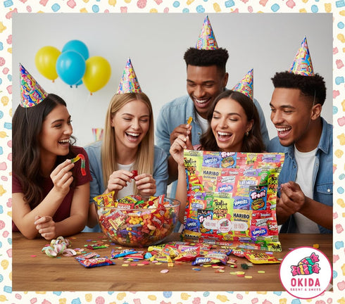 Okida Pack (32 Assorted Candy Variety - Individually Wrapped Party Candy Assortment - Candy For Every Occasion! Ounces)