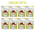 3.5 Pack 8 BobbySue's Nuts - Nuts Over Olives Style, All-Natural Gourmet Savory Nut Mix of Almonds, Cashews, Pecans