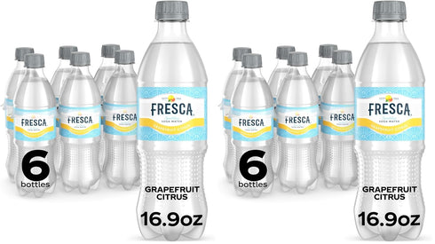 Fresca Grapefruit Citrus Sparkling Soda Water | Bottles | 16.9 fl oz |