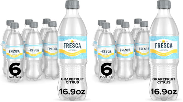 Fresca Grapefruit Citrus Sparkling Soda Water | Bottles | 16.9 fl oz |