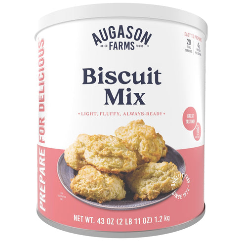 Buttermilk Biscuit Mix Can Emergency Food Supply, 29 Servings, 10 Year Shelf