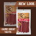 12 Cattleman's Cut Hot & Spicy Smoked Sausage Meat Sticks, Premium Protein Snacks, Keto Friendly, Gluten Free