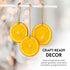 3oz/85gm 23 37 Dried Orange Slices to Pcs, Dehydrated Fruit For Cocktails, Dehydrated Oranges, Cocktail Garnish