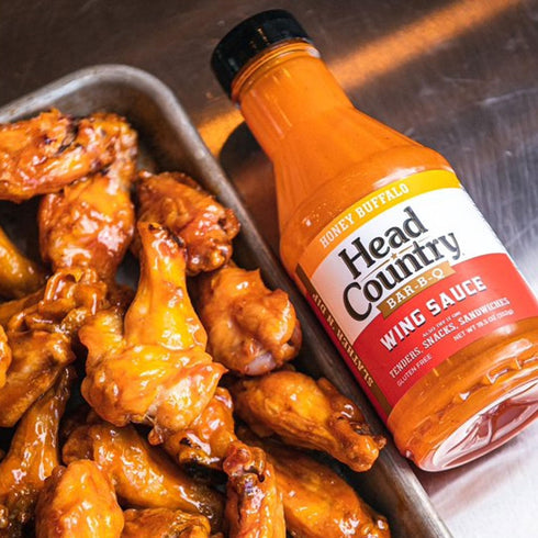 Head Country Bar-B-Q Honey Buffalo Wing Sauce, 19.5 oz, Pack of 1, Slather, Dip or Snack