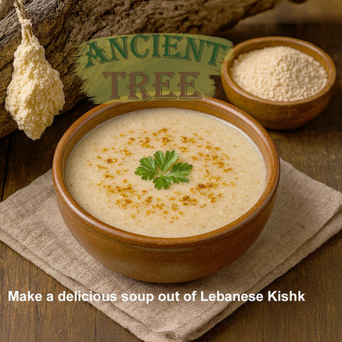 8 oz (226g) Ancient Tree Kishk Baladi (Dried Yogurt) Imported from Lebanon