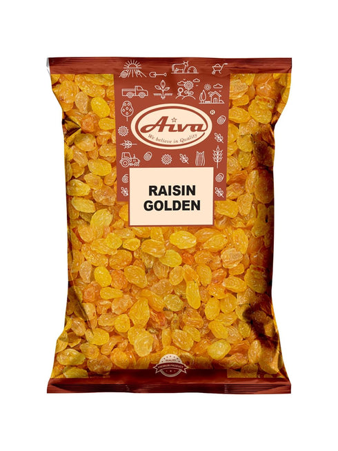 Aiva Golden California Raisins (5 LB) Naturally Sweet Dried Fruit for Snacking,