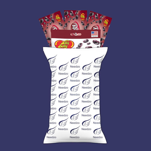 Packaged Pack 4 Needzo Dr Pepper Jelly Beans Basket Stuffer Kit, Soda Flavored Chewy Candies, Individually Single