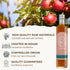 VAL PANARO 500 ml Organic Apple White Balsamic Vinegar Authentic Italian, Glass Bottle, Sweet & Fresh Condiment