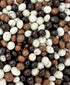 1 SweetGourmet Chocolate Covered Espresso Beans Blend | White Milk Dark Chocolate | Pound