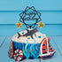 9 Pack Shark Cake Topper Figurines, Shark Decoration for Kids Baby Shower Ocean Theme Birthday Party