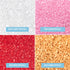 4 Pack 4.52 Sweets Indeed Valentines Day Sanding Sugar | Pink Red White & Gold Decorative Sugar Crystals for Baking