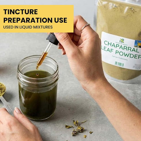 4oz, Herb To Body Chaparral Leaf Powder Larrea Tridentata Dried Chaparral Plant Powder for Botanical Preparations