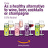 H2 0.0% 12 12 oz o Sauvignon Blanc Silky & Smooth | Alcohol Wine-Infused Sparkling Refreshment | Non-Alcoholic, Low