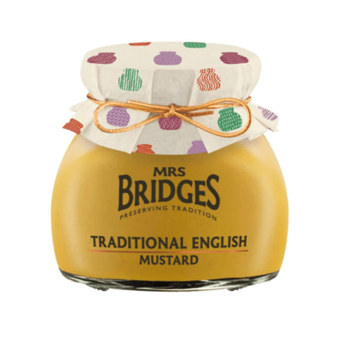 Mrs Bridges Traditional English Mustard, Made in Scotland, 7oz Jar (Pack of