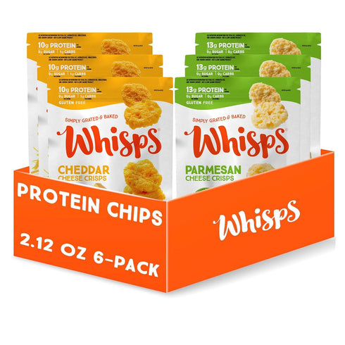 Whisps Cheese Crisps Variety Pack | Protein Chips | Healthy Snacks |