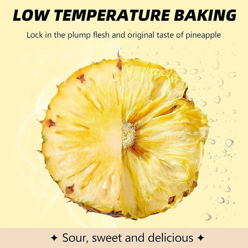 Duwen 1lb /1pound 16oz Dried Pineapple Slices Dehydrated Cocktail Garnish Decor & Edible Pine-apple Fllower No Sugar