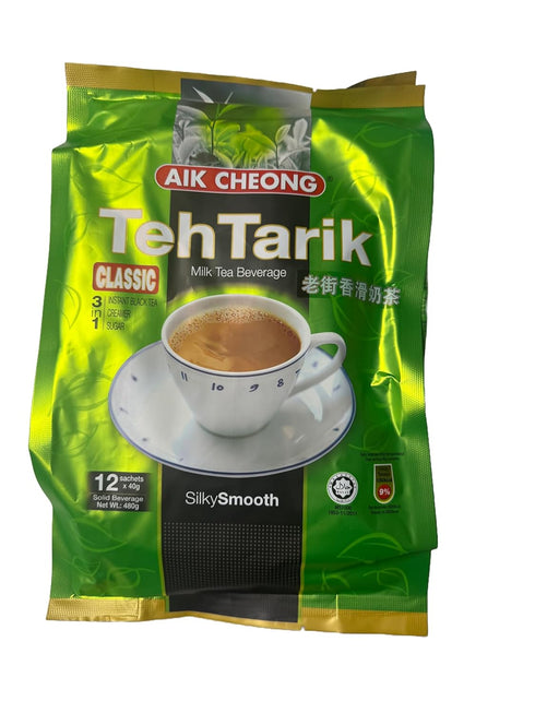 Gharana Swaad Ka Khazaana 3in1 (3 Pack)+ Aik Cheong Classic Teh Tarik Milk Tea Beverage one NineChef Spoon