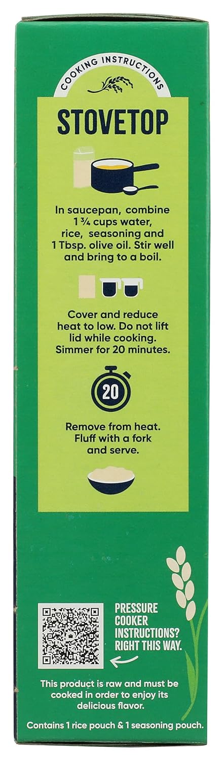 5.5 Lundberg Family Farms, Rice Pilaf White Cilantro Lime Organic, Ounce