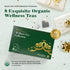 Uncle Lee’s Organic Tea Variety Gift Set, Wellness Collection with 8 Teas (6 Bags Each) in Premium Gift Box